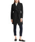 Women's Crepe Belted Wrap Coat