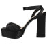 Nina Dorcas Platform Womens Black Dress Sandals DORCAS-BLACK