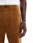 PS Paul Smith cord embroidered trousers in tan