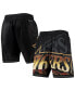 Men's Black Philadelphia 76ers Big Face 4.0 Fashion Shorts