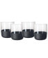 Villeroy Boch Manufacture Rock Blanc Double Old Fashioned Glasses, Set of 4