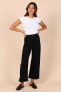 Women's Georgette High Waisted Straight Leg Pants