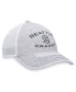 Men's Heather Gray Distressed Seattle Kraken Trucker Adjustable Hat