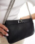 Accessorize gold chain crossbody / shoulder bag in black