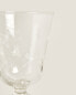 Transfer wine glass