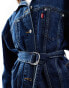 Levi's belted dolman oversized denim trucker in dark blue