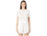 Топ Jonathan Simkhai White Embroidered Tee