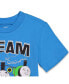 Baby Boys Tank Engine Graphic T-Shirt and Shorts Outfit Set to