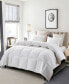 White Goose Feather & Down Fiber Light Warmth Comforter, Twin