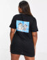 New Girl Order Plus kittens back print t-shirt dress