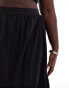 Yours tiered maxi skirt in black