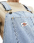 Dickies classic denim dungarees in vintage blue