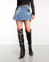 Bronx New Americana western knee boots in black leather