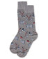 Men's Hockey Loving Rayon from Bamboo Blend Novelty Crew Socks