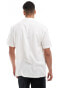 French Connection short sleeve linen revere shirt in white