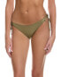 Zadig & Voltaire Lumiere Bandeau Bikini Bottom Women's Gold 38