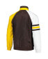 Men's Brown, Gold San Diego Padres Elite Raglan Half-Zip Jacket