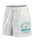 Women's Oatmeal Miami Dolphins vintage-like Badge Shorts