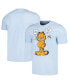 Men's and Women's Light Blue Garfield Ask Me If I Care T-shirt