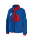 Women's Royal Buffalo Bills Polar Fleece Raglan Full-Snap Jacket