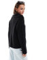 Selected Femme half zip jumper in black