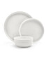 Callie Bone China 12 Piece Dinnerware Set, Service for 4