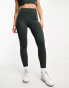 New Balance Linear Heritage high waisted leggings in washed black