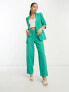 Vila Petite tailored blazer co-ord in green