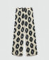 Women's Wideleg Printed Trousers