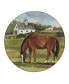 York Stables Set of 4 Dinner Plate 10.5"