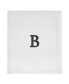 Block Monogram Initial Cotton Hand Towel, 16" x 30"