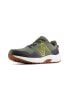 New Balance 410 running trainers with gum sole in olive