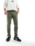 Jack & Jones Intelligence 2 pack slim tapered chino in dusty olive & black