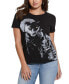 Women's Panther Moon Studded Easy T-Shirt