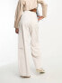 ASOS DESIGN Tall wide leg trouser with patch pockets in ecru