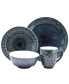 Petra 16 Piece Stoneware Dinnerware Set