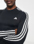 Футболка Adidas Tech Fit Schwarz Stripes