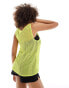 ONLY sheer knitted vest in lime