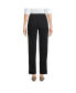 Women's Starfish High Rise Pintuck Straight Leg Elastic Waist Pull On Ankle Pants