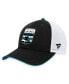 Men's Black San Jose Sharks 2023 NHL Draft On Stage Trucker Adjustable Hat