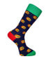 Men's Houston Novelty Luxury Crew Socks Bundle Fun Colorful with Seamless Toe Design, Pack of 3