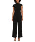 Women's Cap-Sleeve Straight-Leg Jumpsuit