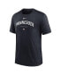 Men's Minnesota Twins Heather Navy Authentic Collection Early Work Tri-Blend Performance T-shirt