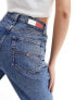 Tommy Jeans Julie high rise straight leg jeans in mid wash