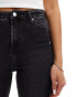 Miss Selfridge skinny high waist jean in black wash