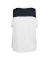 Women's White Cleveland Guardians Premier Zoey Waist Length Tank Top