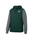 Men's Green Michigan State Spartans Course Herringbone Full-Zip Hoodie