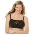 Plus Size Lace Wireless Cami Bra