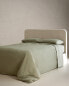 (140 gxm²) washed linen flat sheet