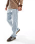 Weekday Space relaxed fit straight leg jeans in opulent blue